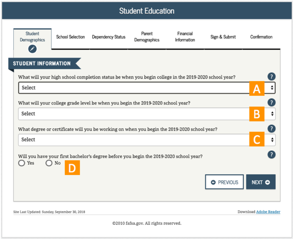 How To Complete The 2020-2021 FAFSA Application