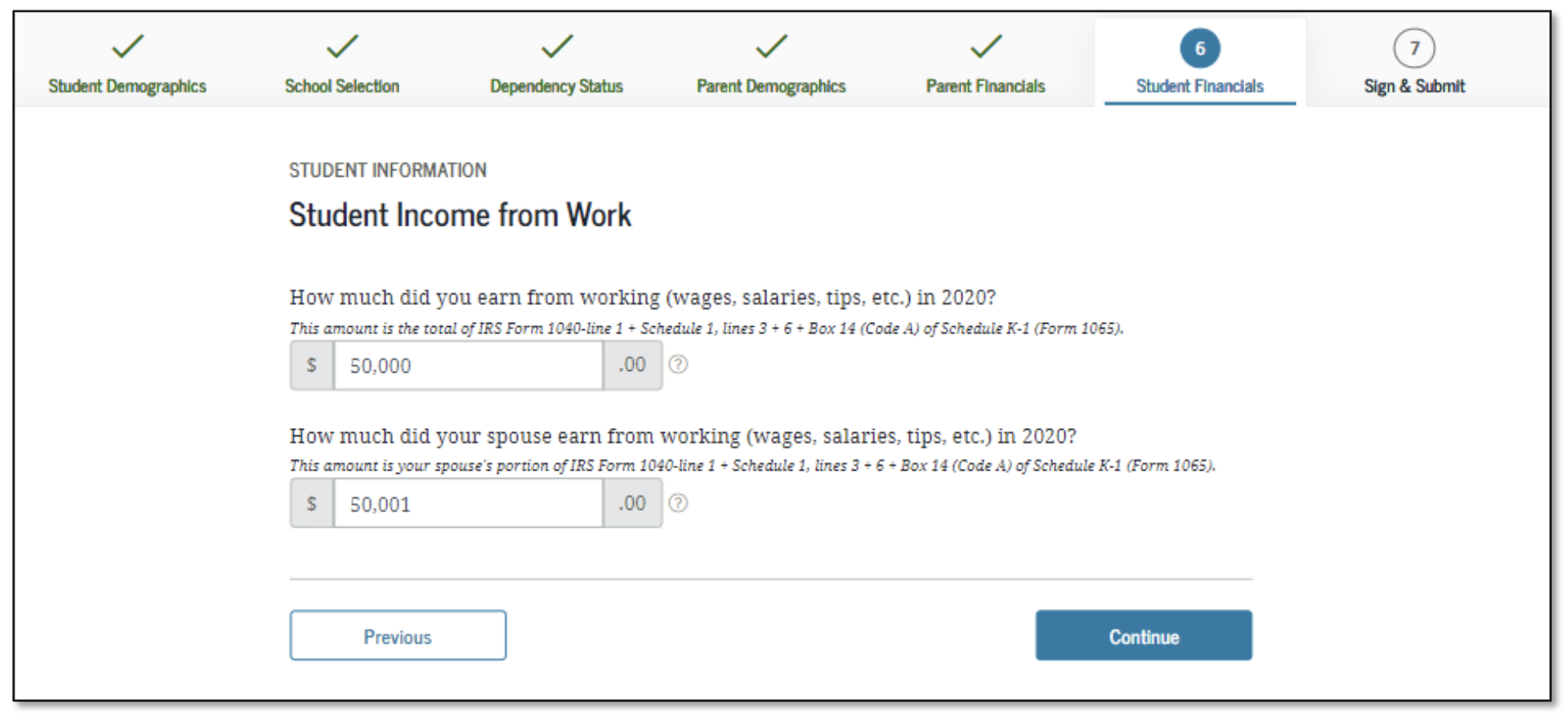 How To Answer FAFSA Question 38 And 39 Student Spouse s Tax Earnings