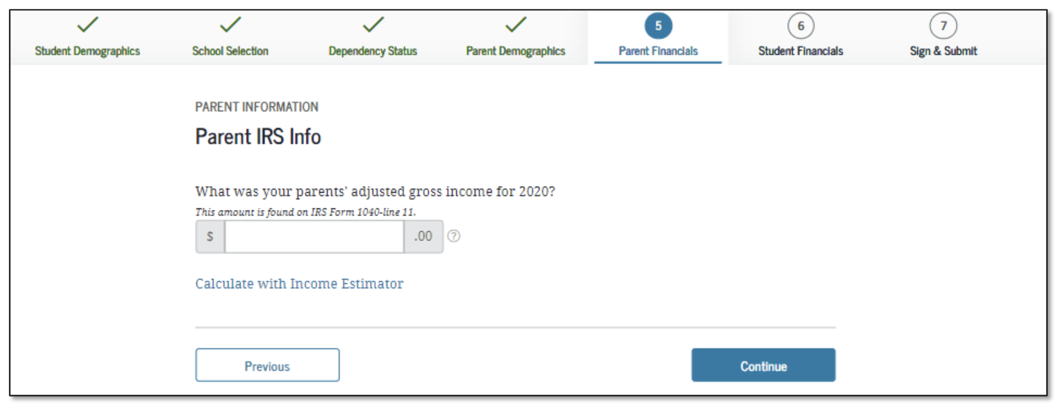 How To Answer FAFSA Question 84 Parents Adjusted Gross Income